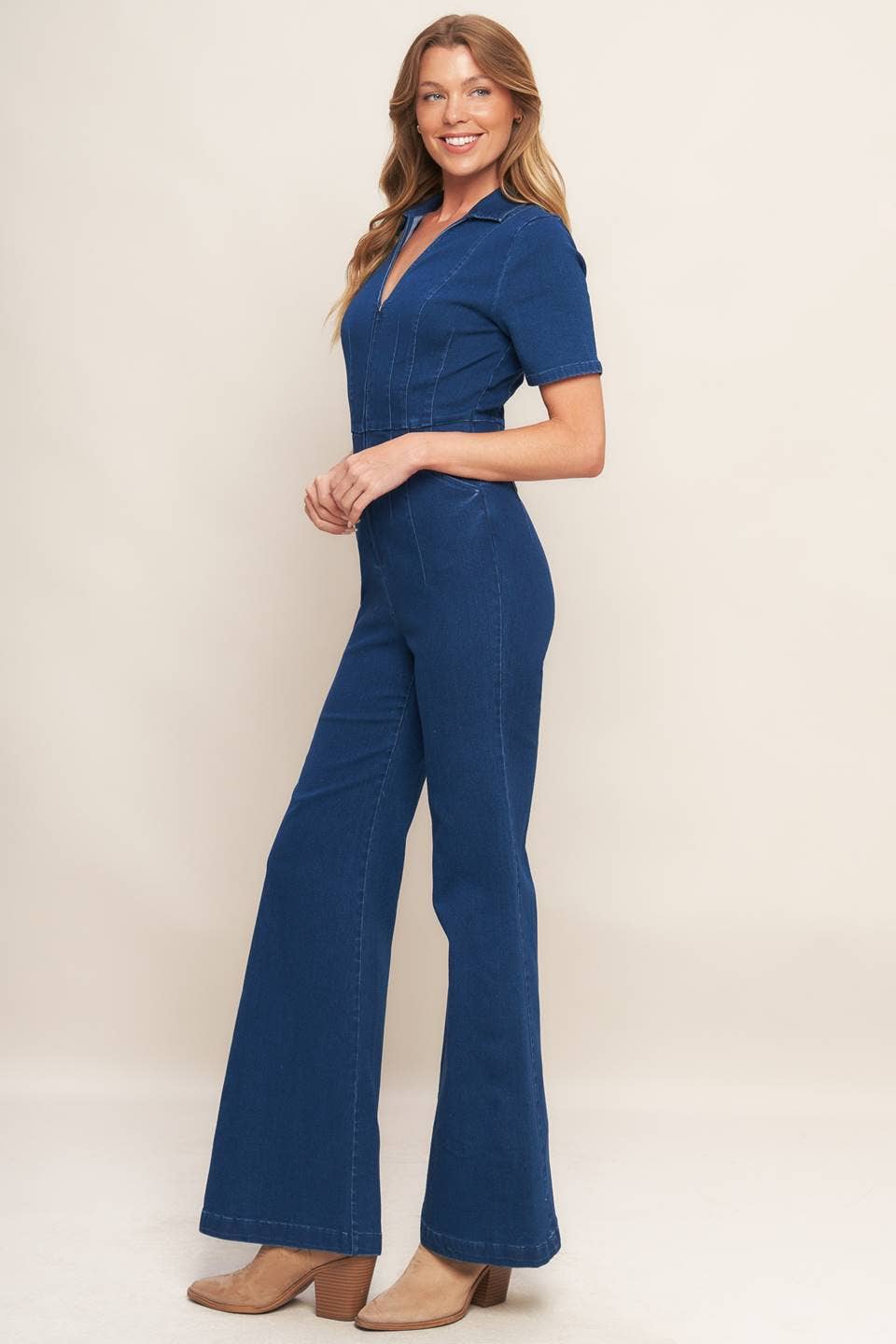 Fulcrum Denim Jumpsuit