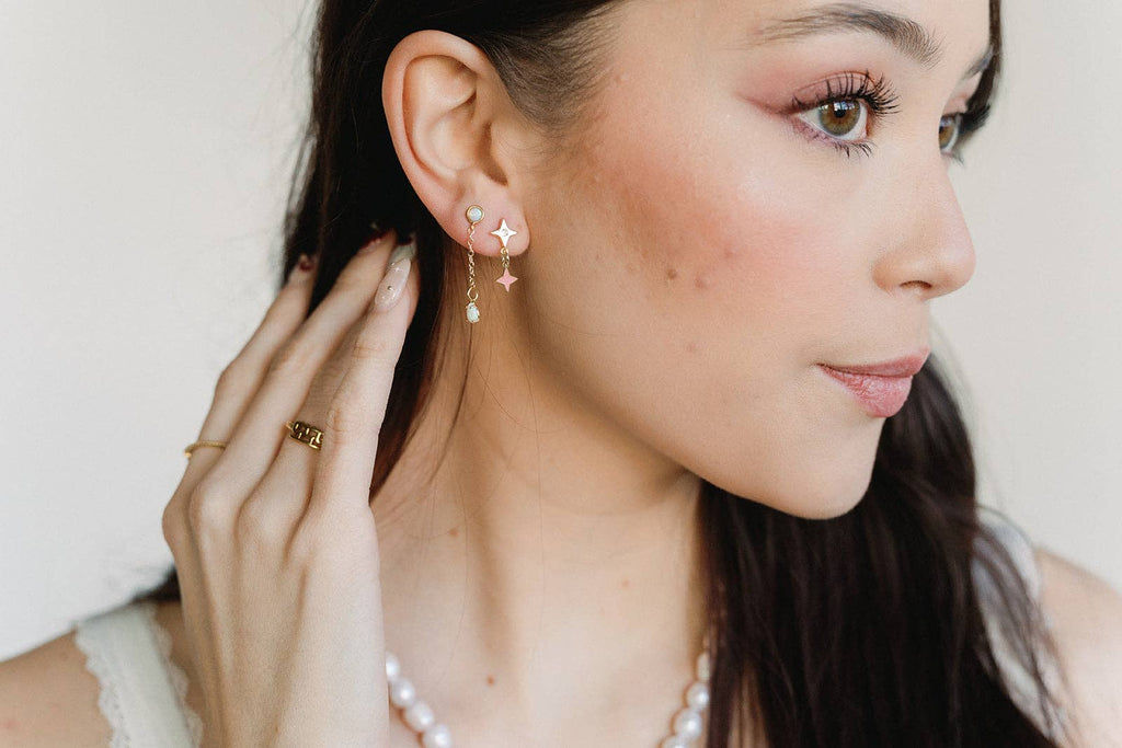 Invisible String Earrings