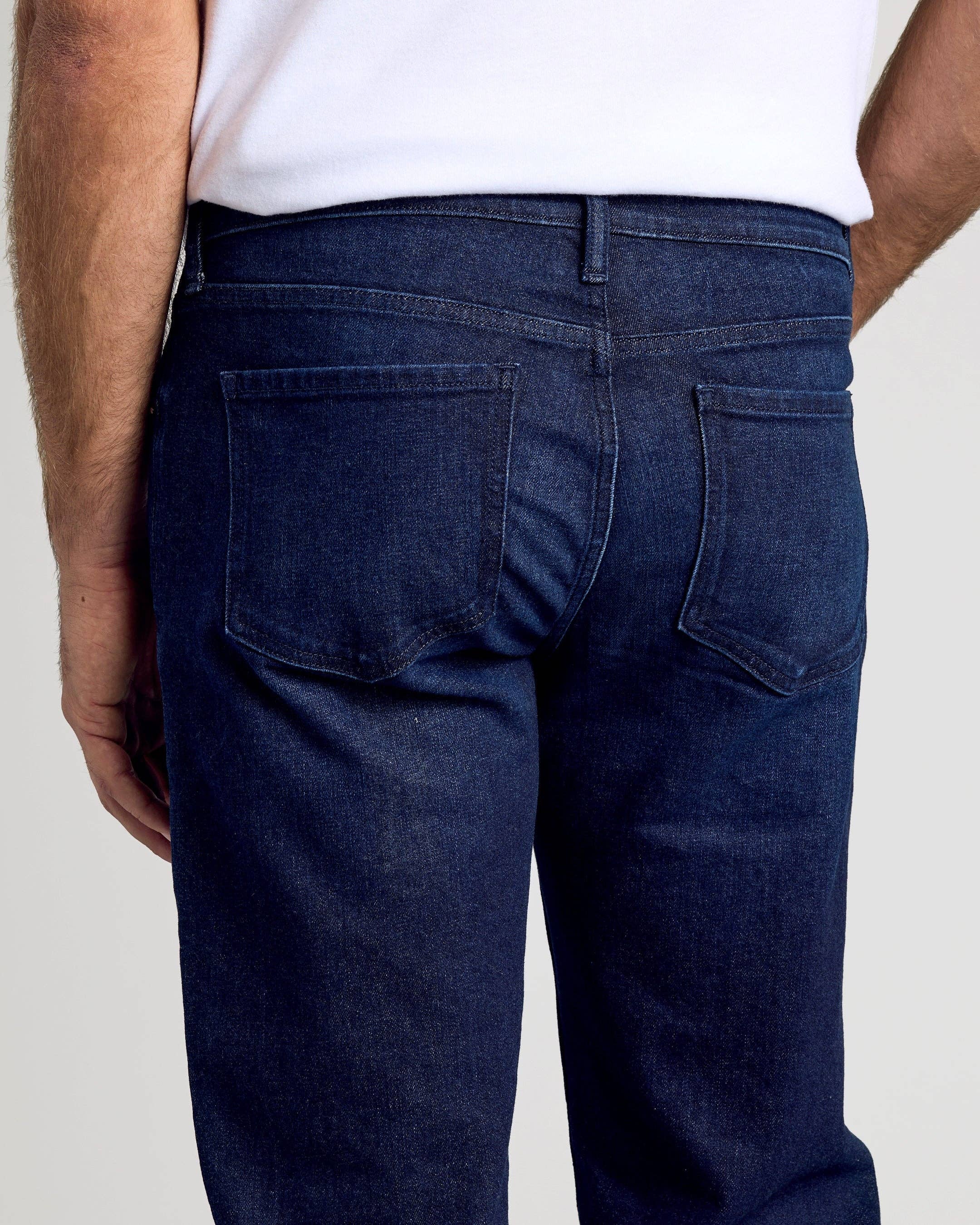 Indigo Straight Denim Jeans