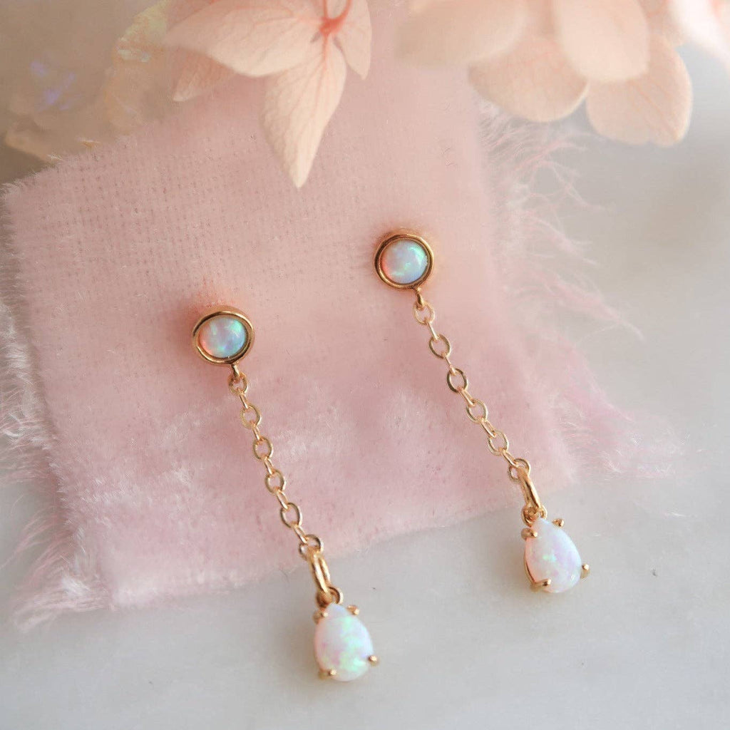 Invisible String Earrings