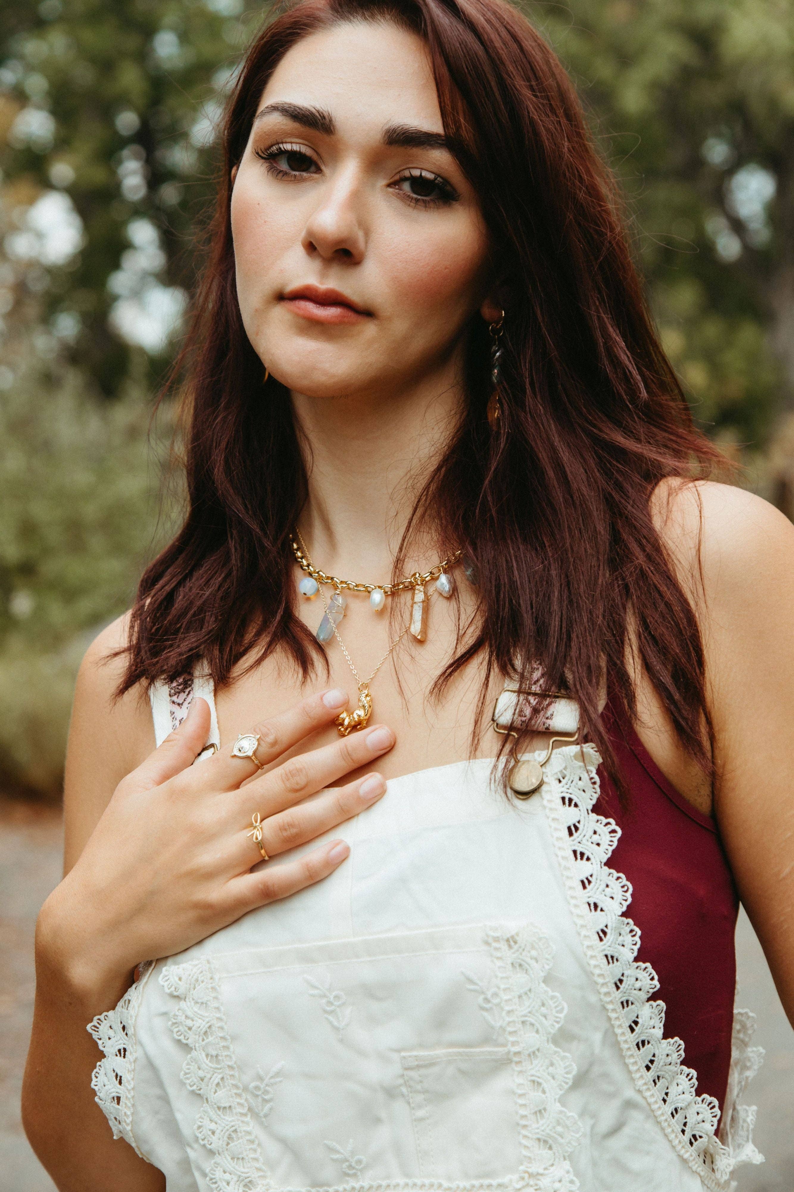 Sun Shower Crystal Necklace