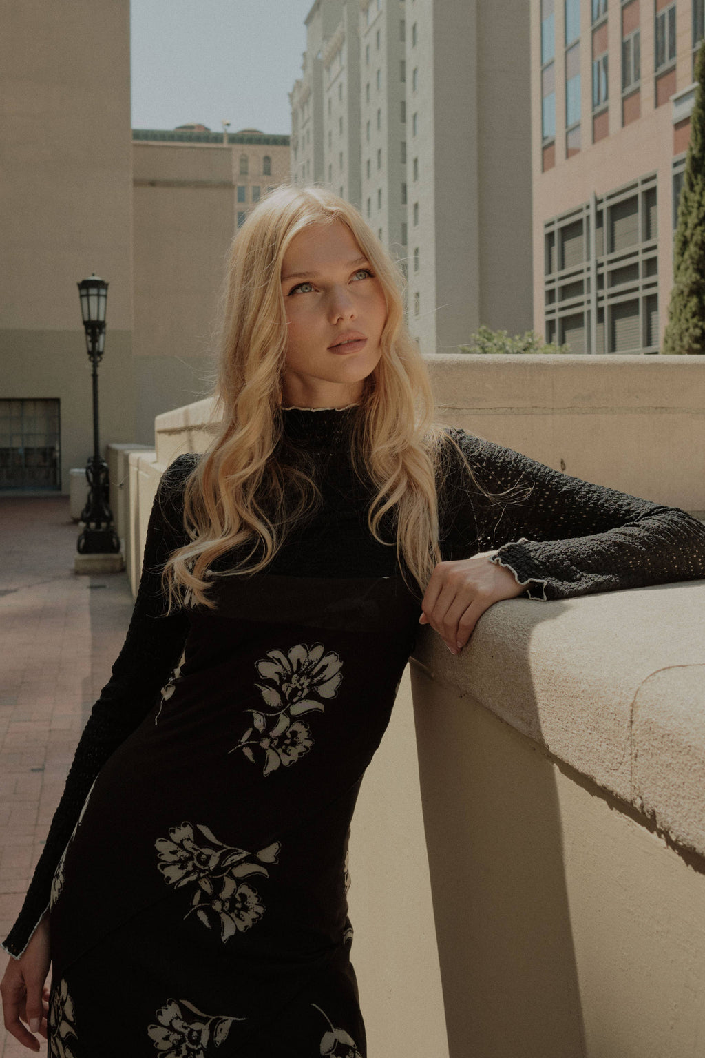 Flora Asymmetrical Mini Dress