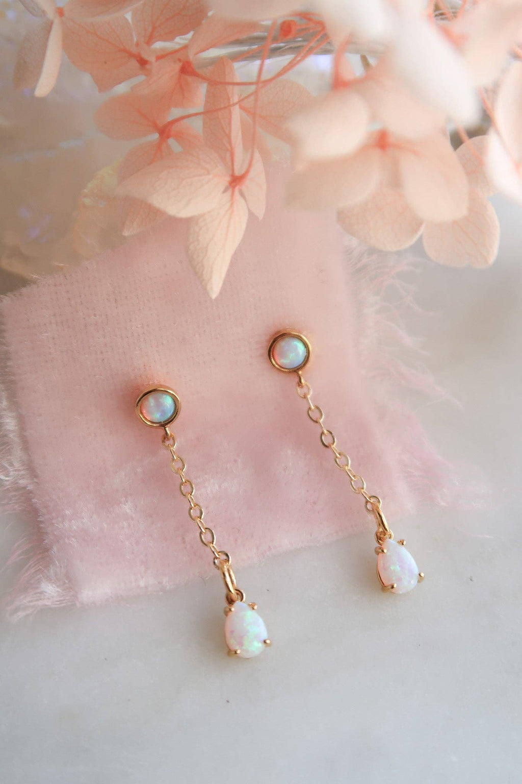 Invisible String Earrings