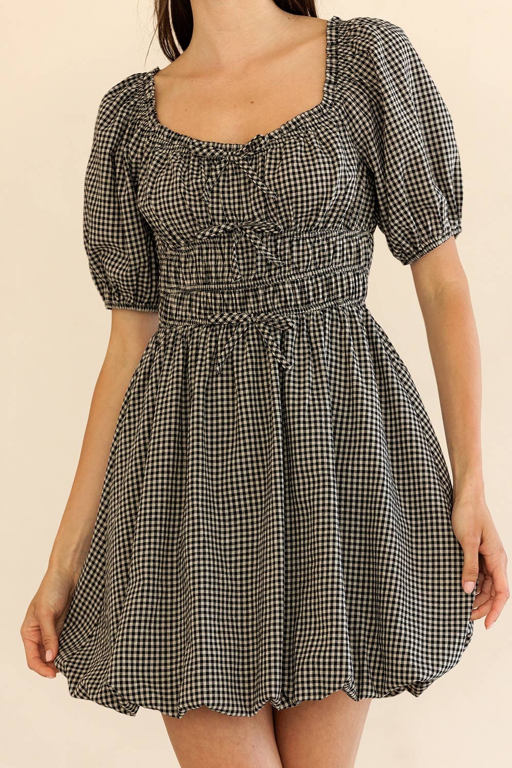 The Perfect Gingham Mini Dress
