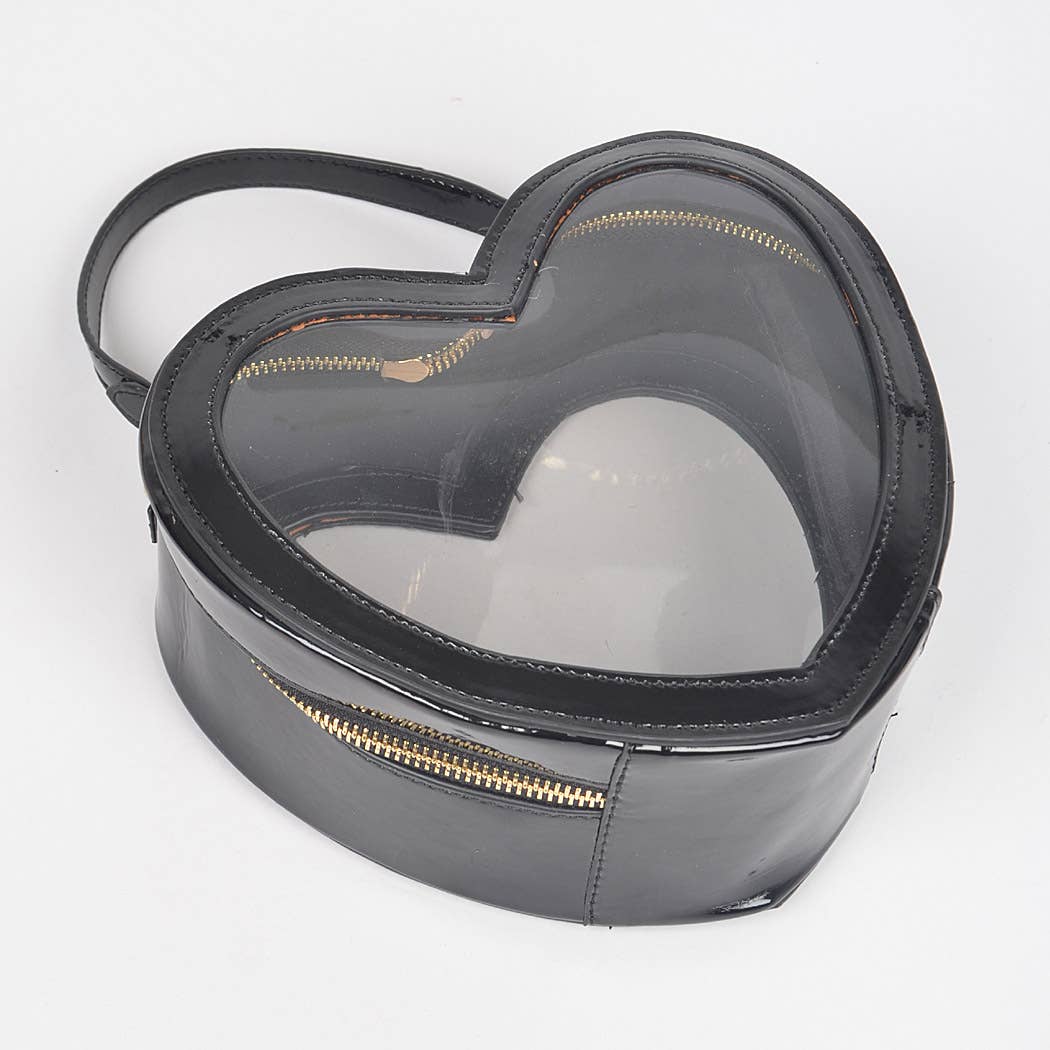Heart Shape Clear Staduim Bag