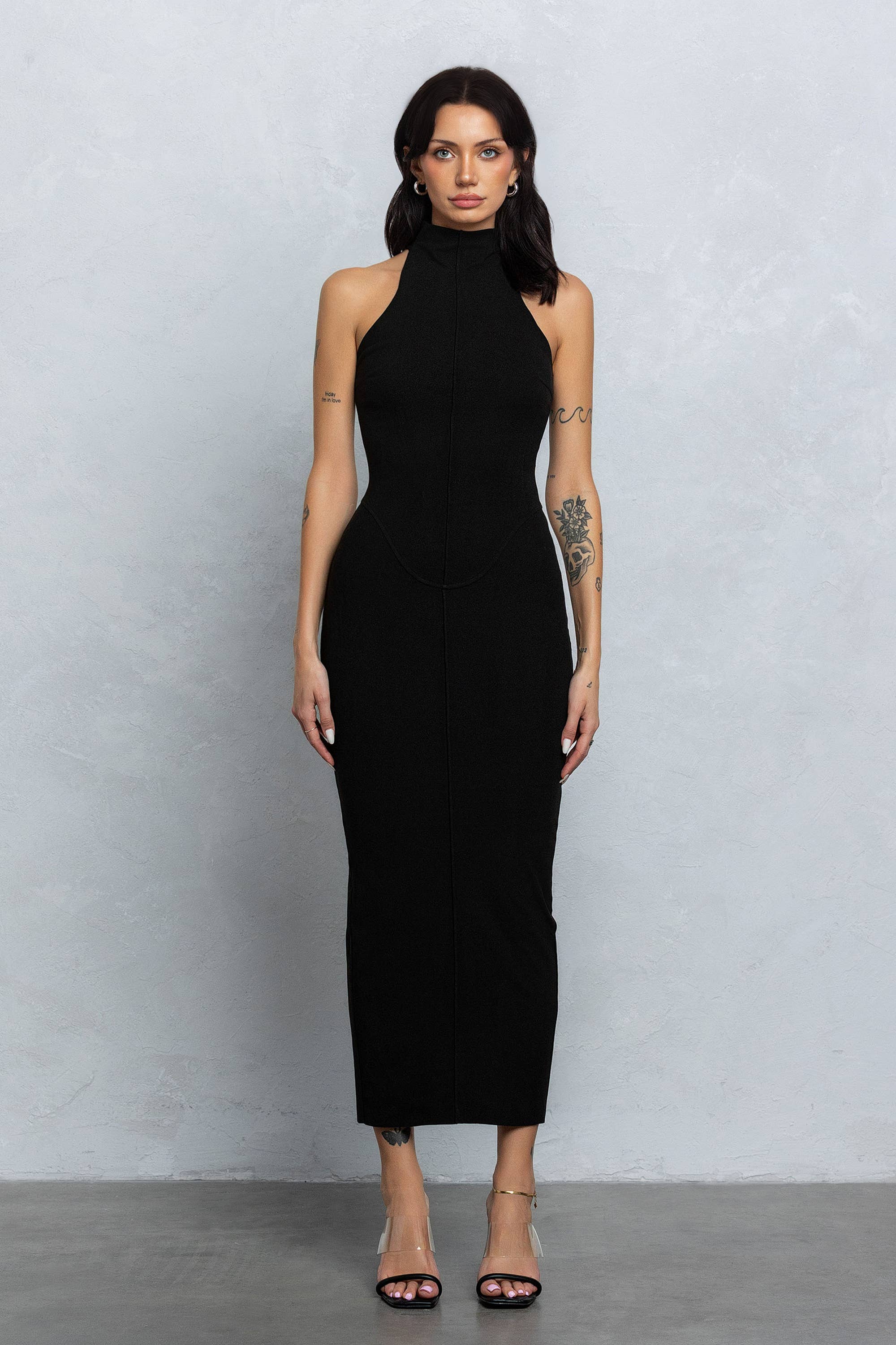 Shelly Mock Neck Maxi