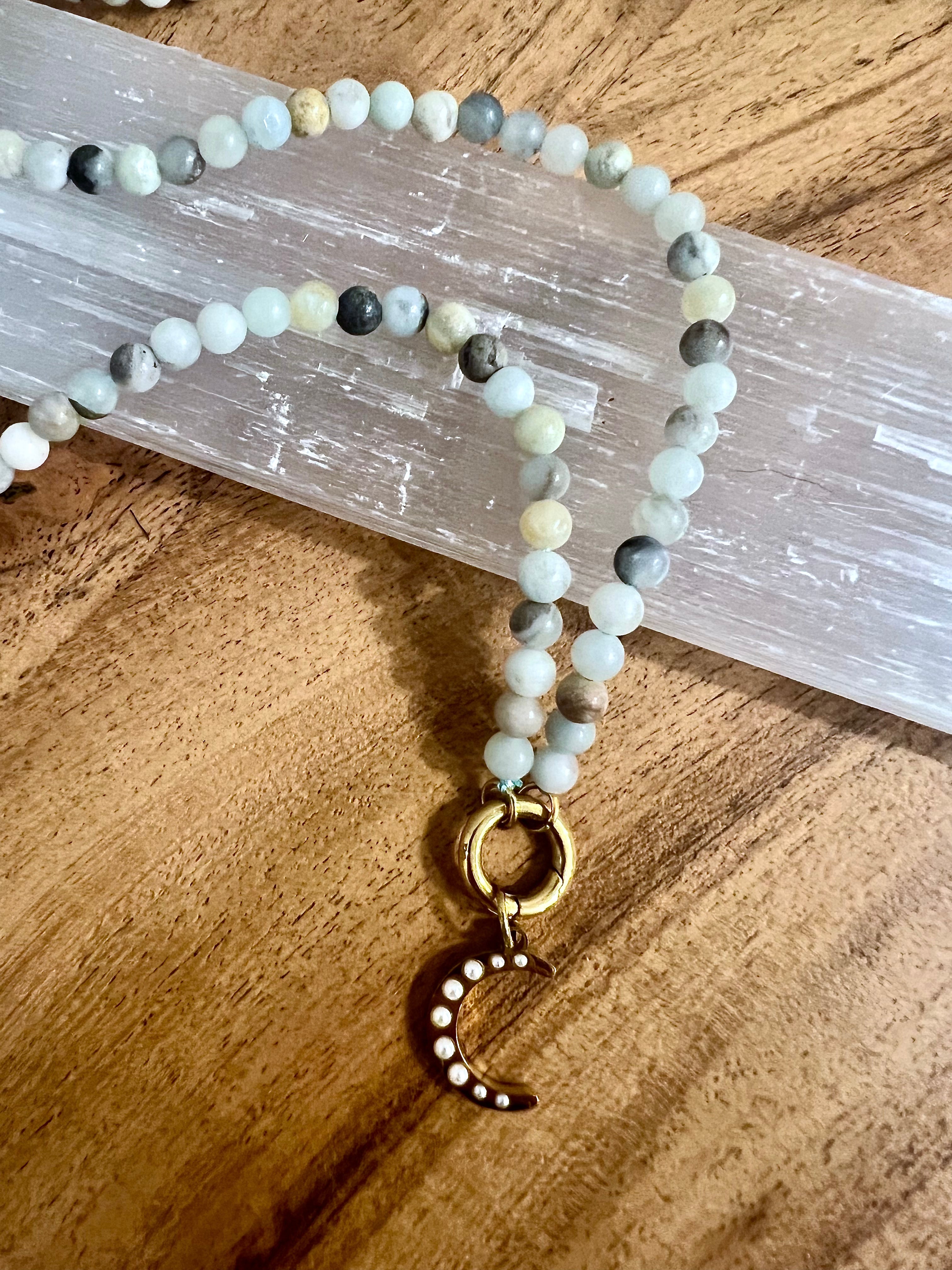 Mystical Moon Charm Necklace - One of a Kind