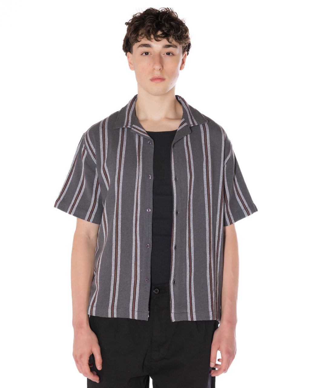 Jupiter Textured Striped Shirt
