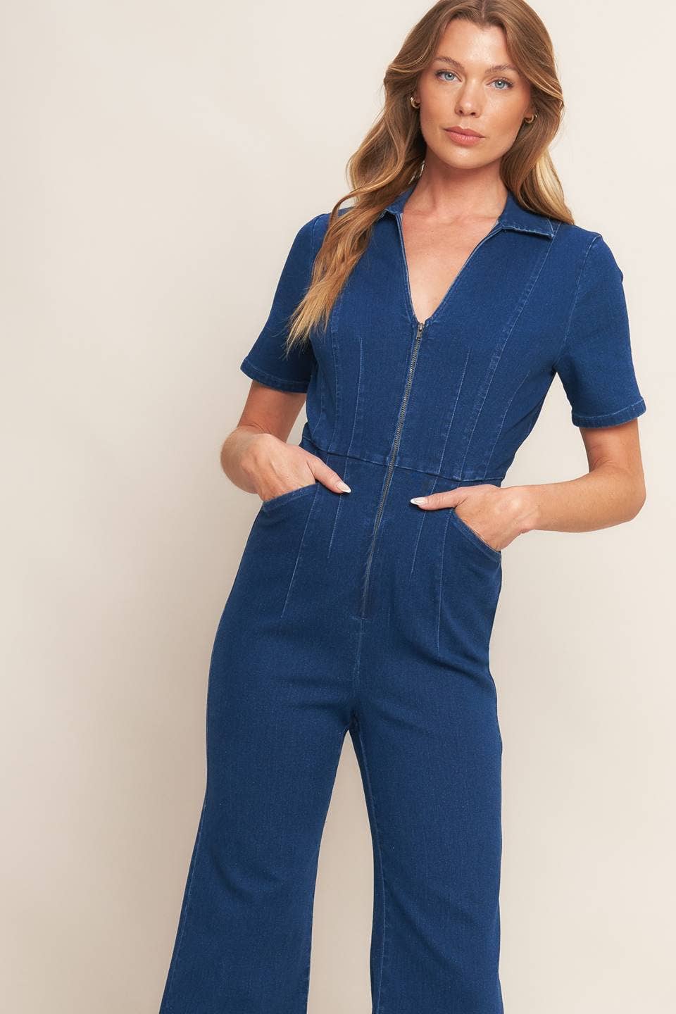 Fulcrum Denim Jumpsuit