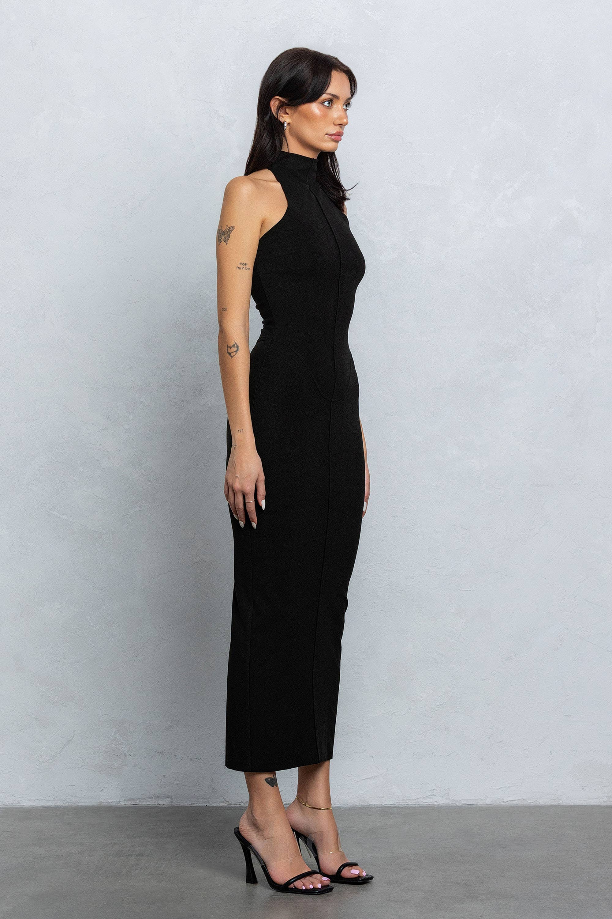 Shelly Mock Neck Maxi