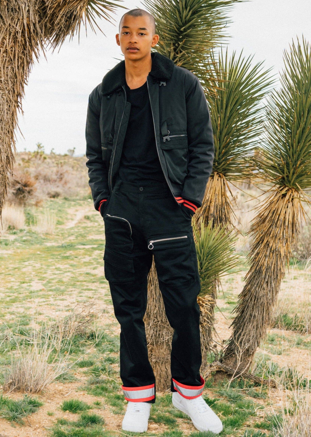 Dark Prince Sherpa Collar Jacket