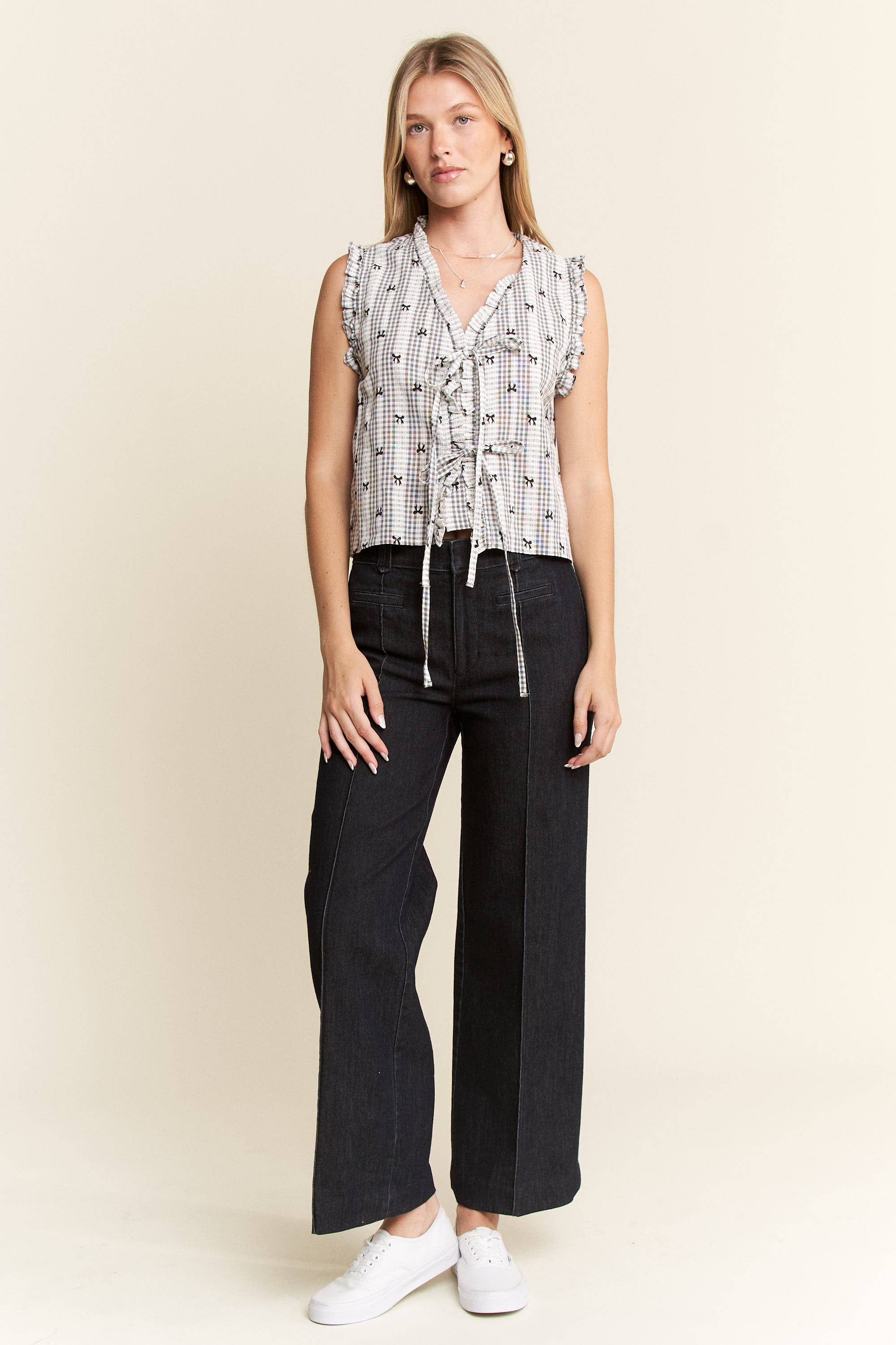 Coquette Girlie Tie Top