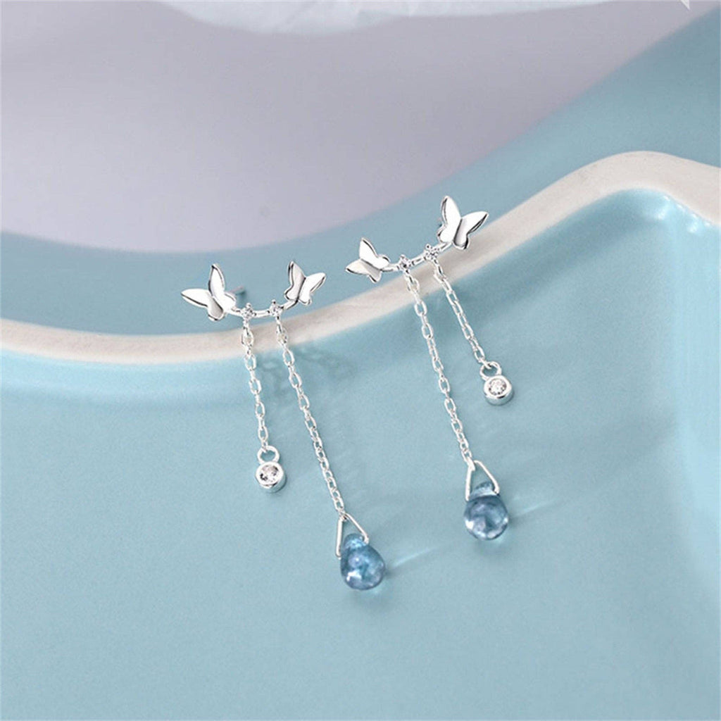 Butterfly Dangle Drop Earrings