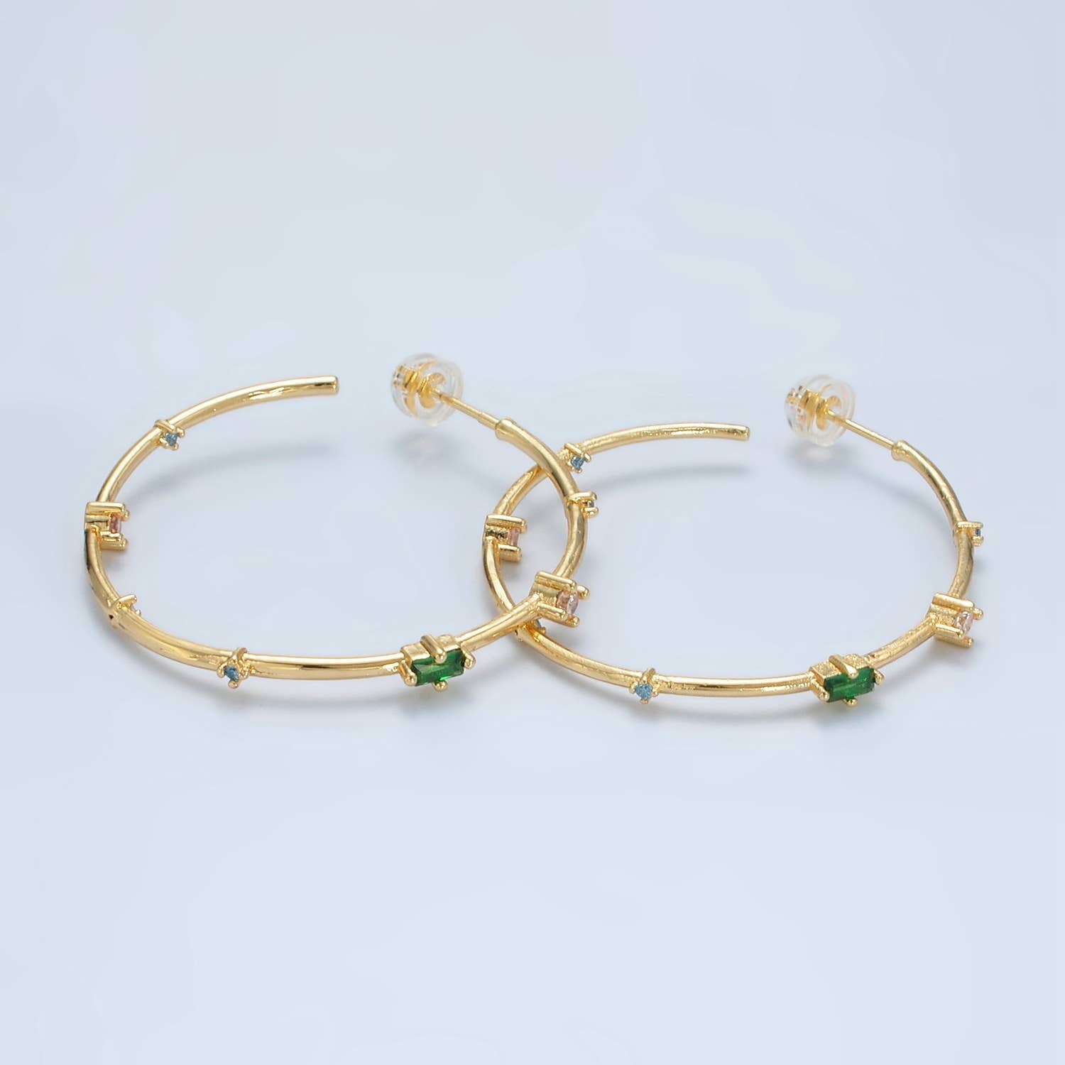 Radiant Hoop Earrings