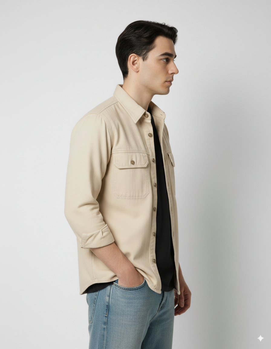 Wren Denim Long Sleeve Shacket