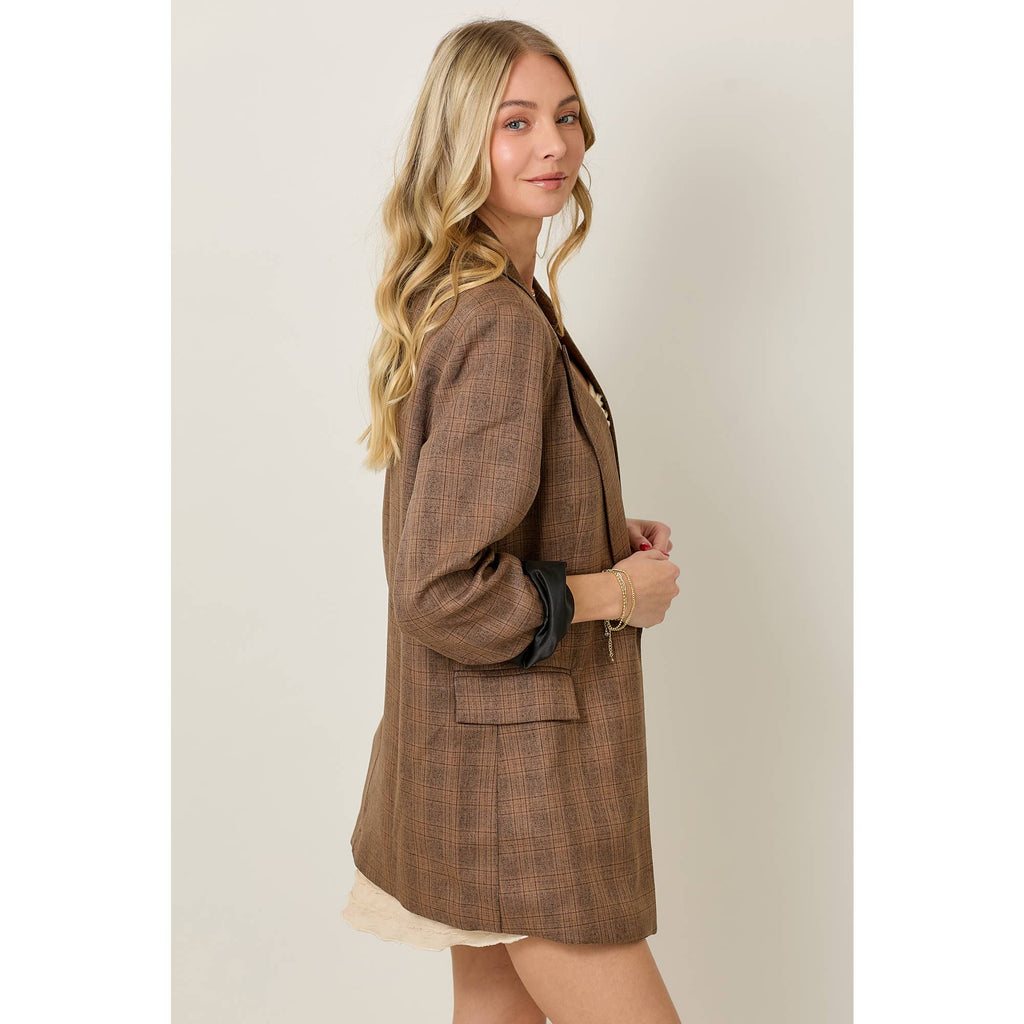 Libra Plaid Blazer