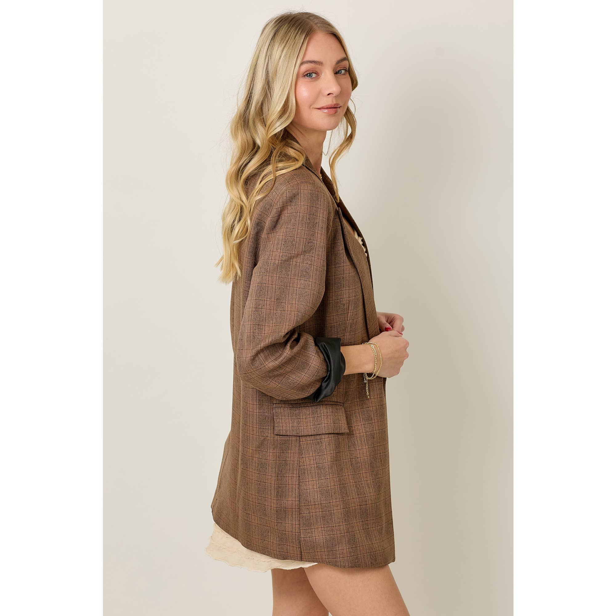 Libra Plaid Blazer