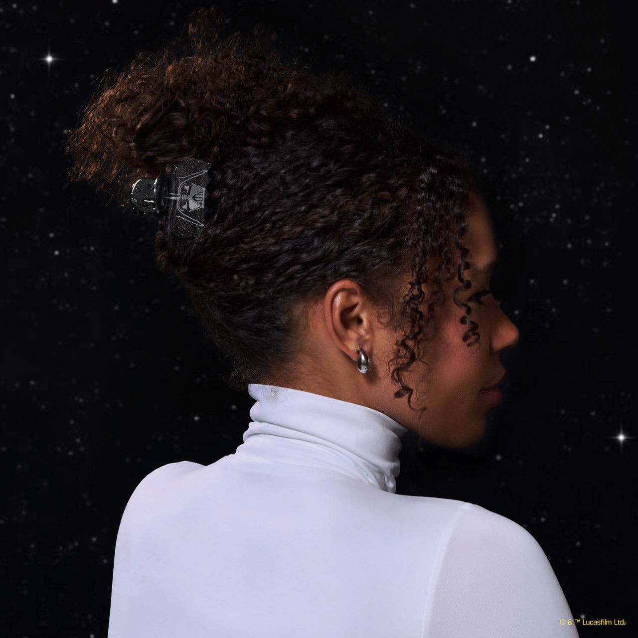 Star Wars™ & Kitsch Glitter Cloud Clip in Darth Vader