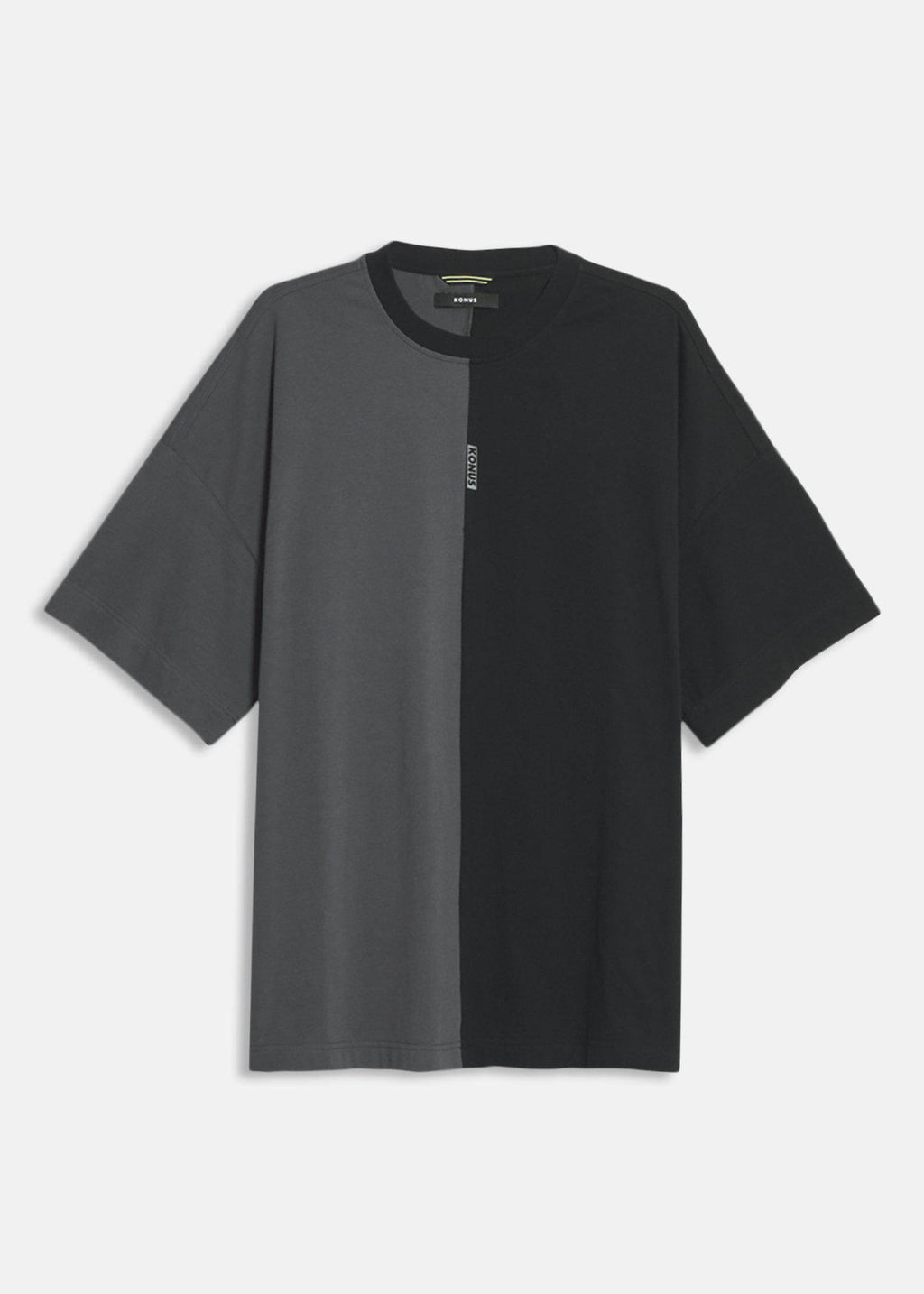 Color Blocked Oversize Tee