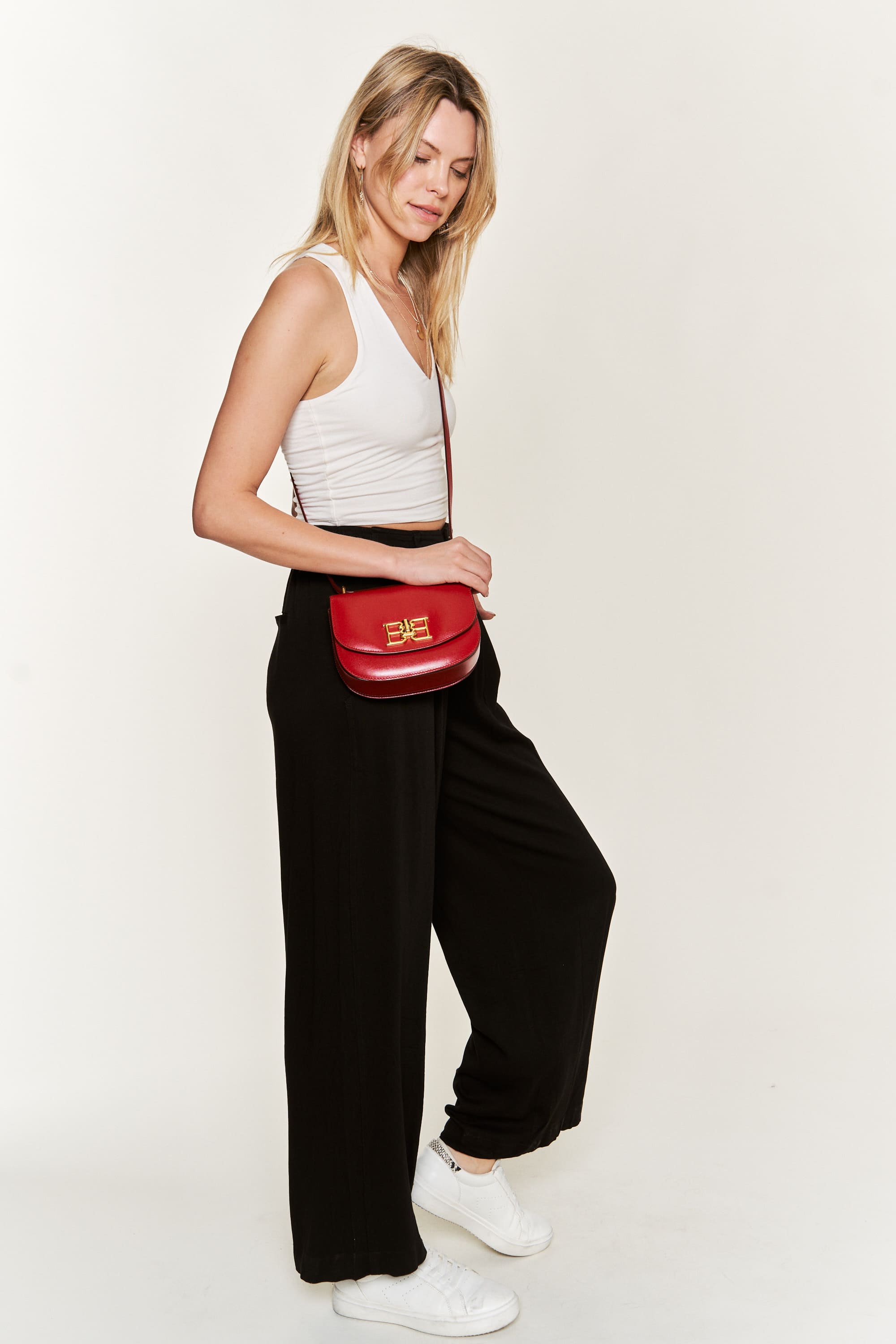 Front Button and Straight Pants