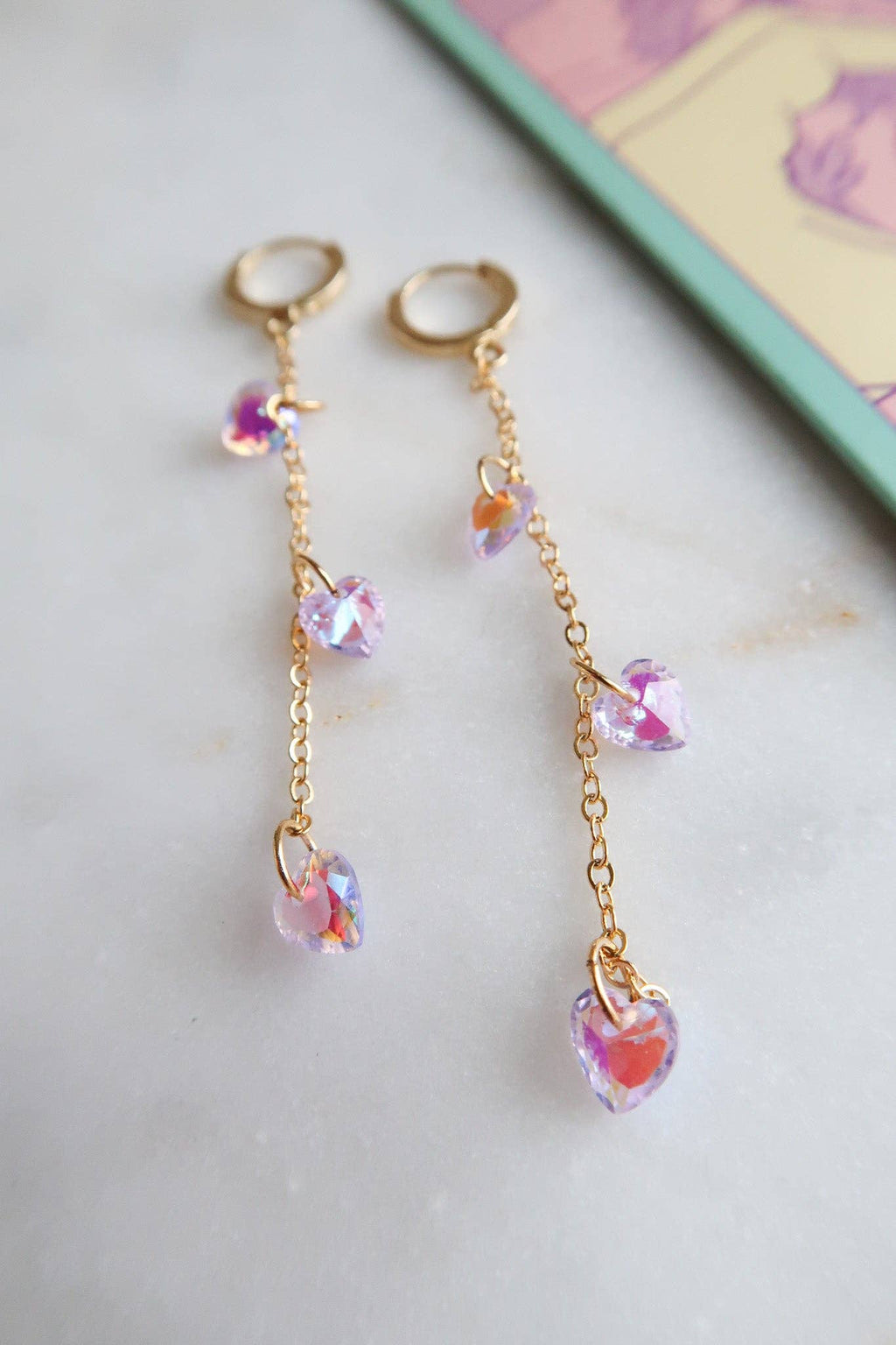 Chain of Hearts Earrings