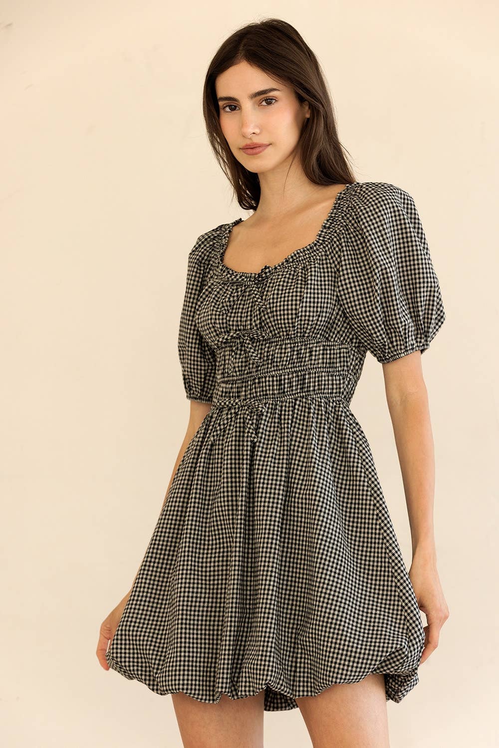 The Perfect Gingham Mini Dress