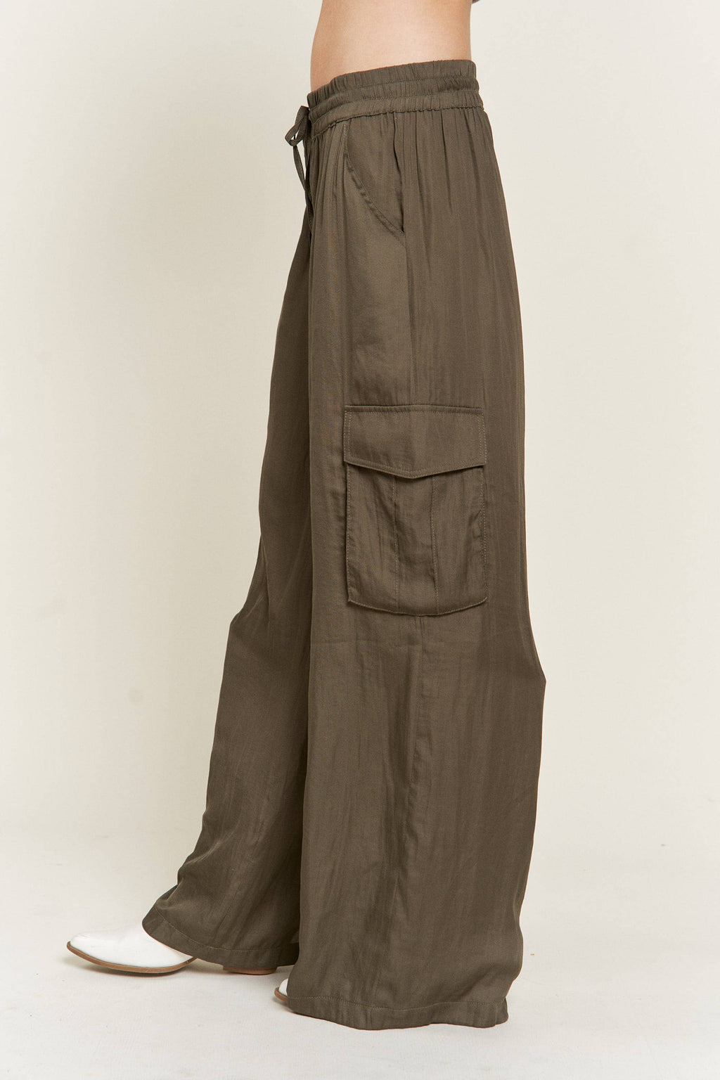Rogue Satin Cargo Pants