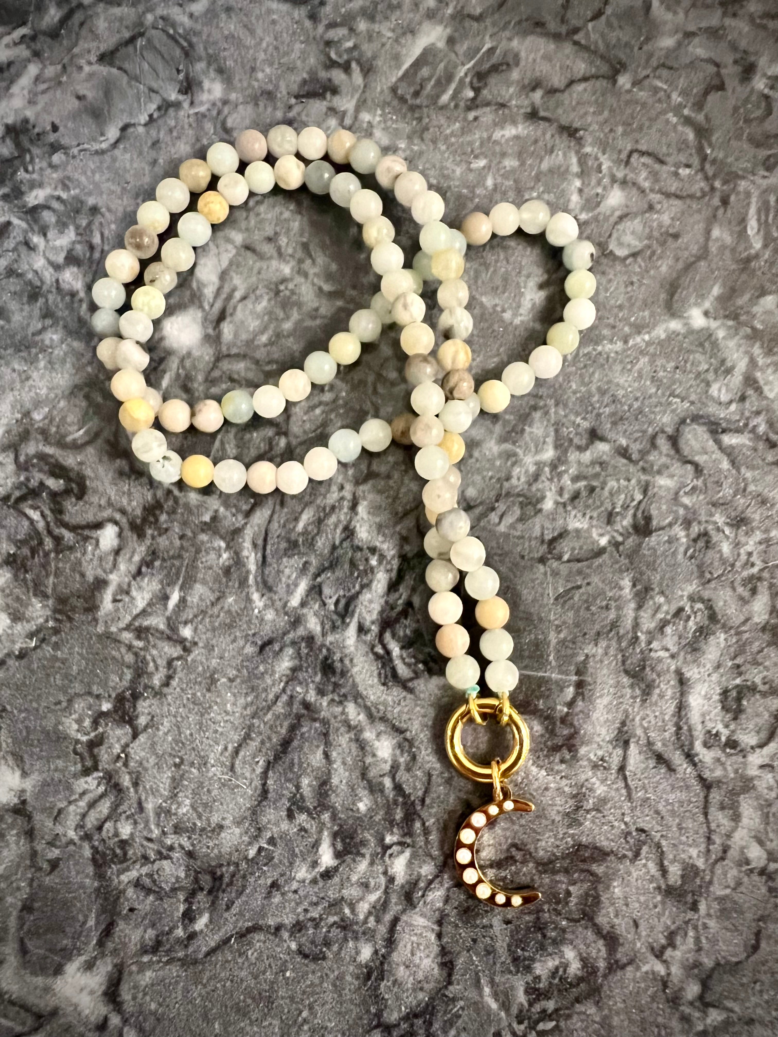 Mystical Moon Charm Necklace - One of a Kind