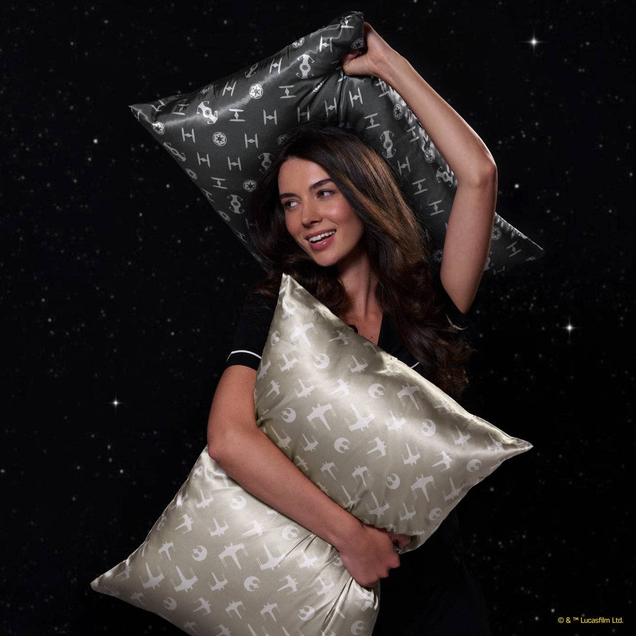 Star Wars™ & Kitsch Satin Pillowcase in Rebel Alliance