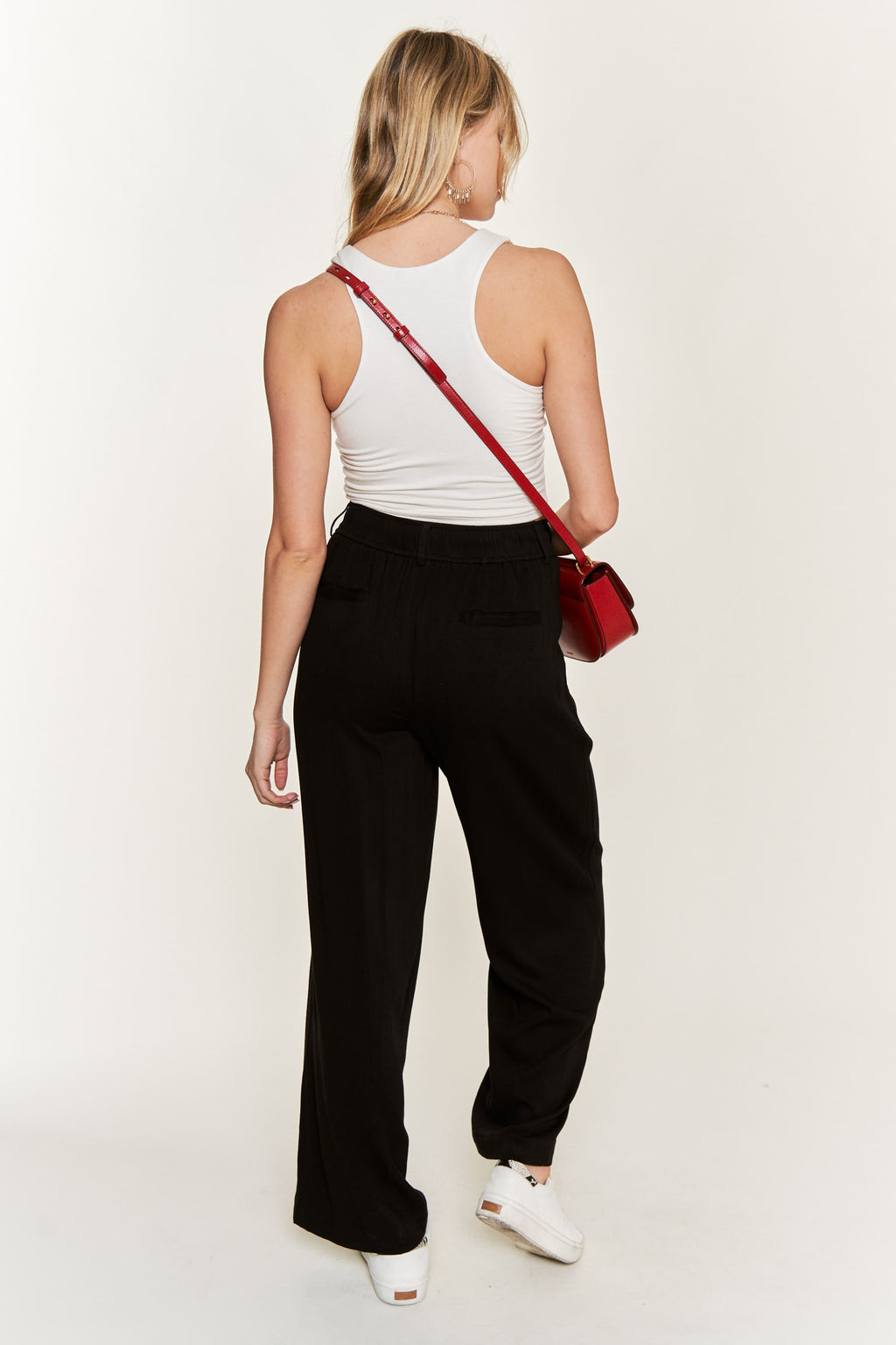 Front Button and Straight Pants