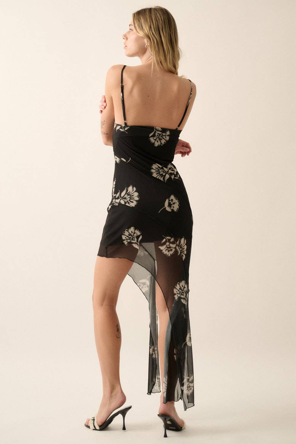 Flora Asymmetrical Mini Dress