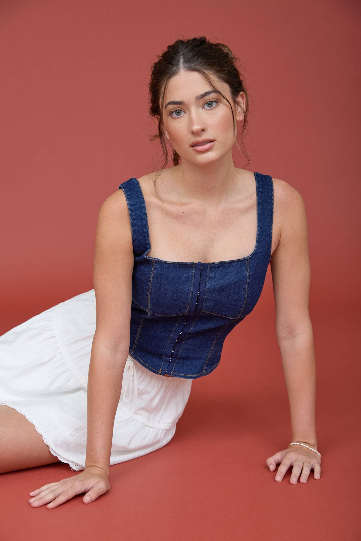 Dreamy Denim Corset Top