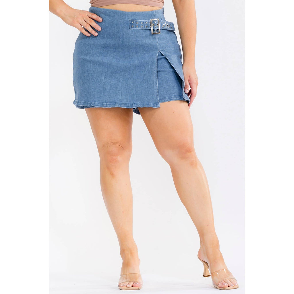 Cuttest Belted Skort (Plus)