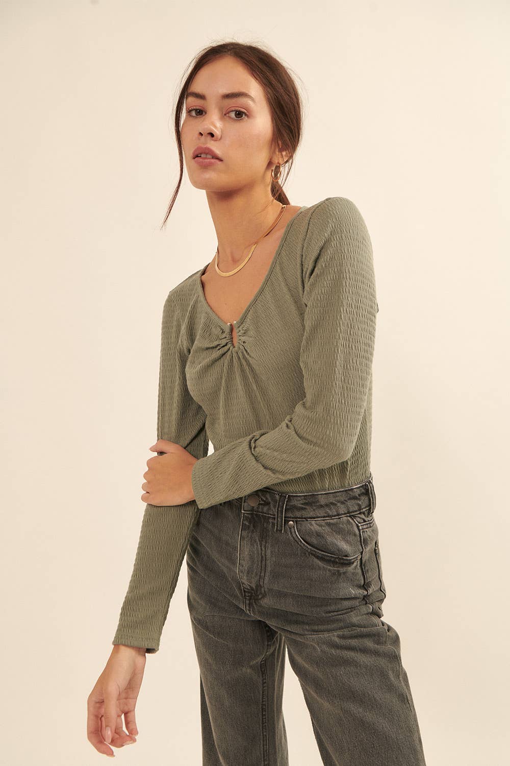 Messenger Long Sleeve Bodysuit