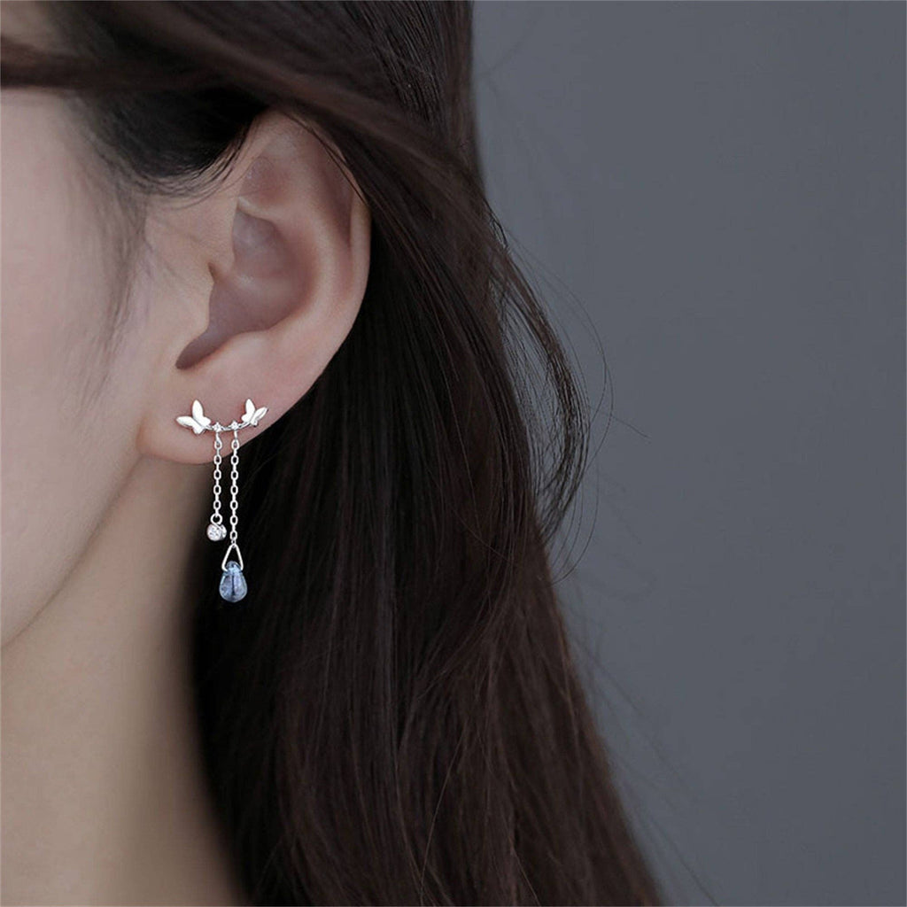 Butterfly Dangle Drop Earrings