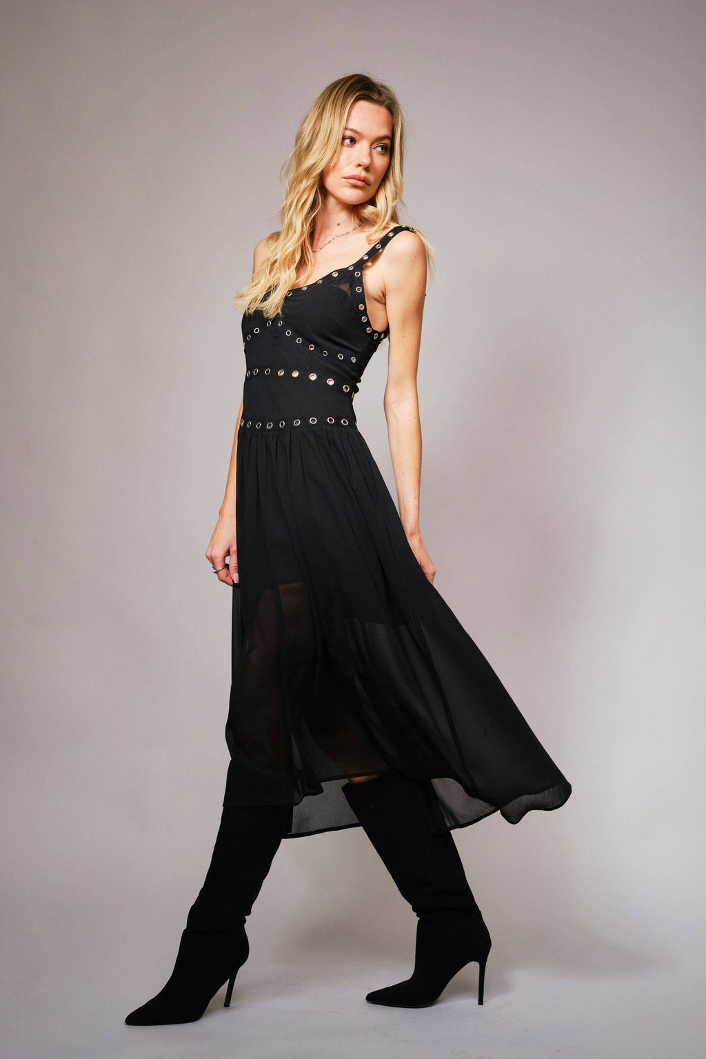 Feeling Grunge Midi Dress