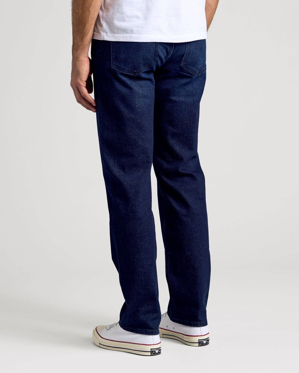 Indigo Straight Denim Jeans