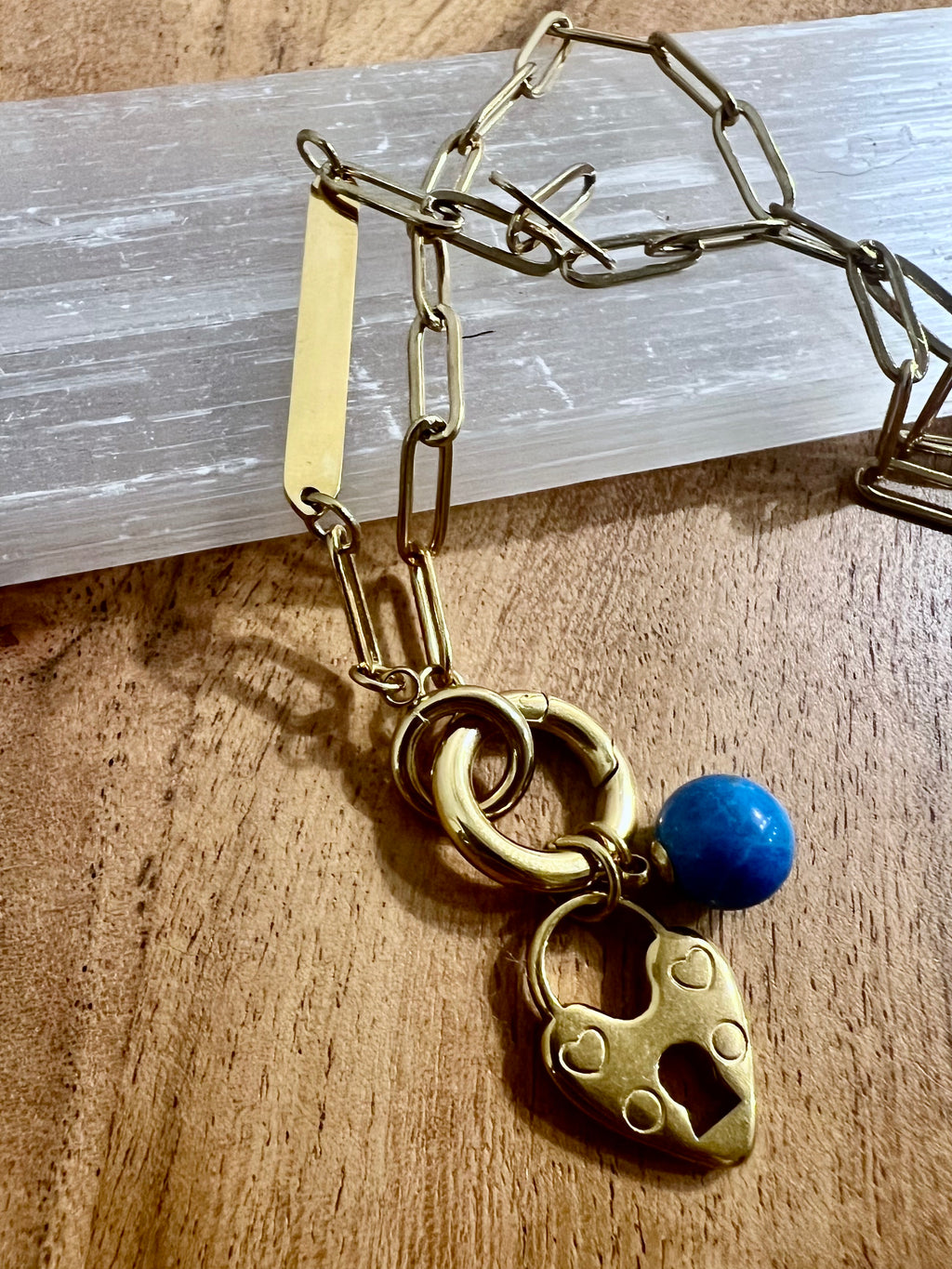 Dark Academia Charm Necklace - One of a Kind