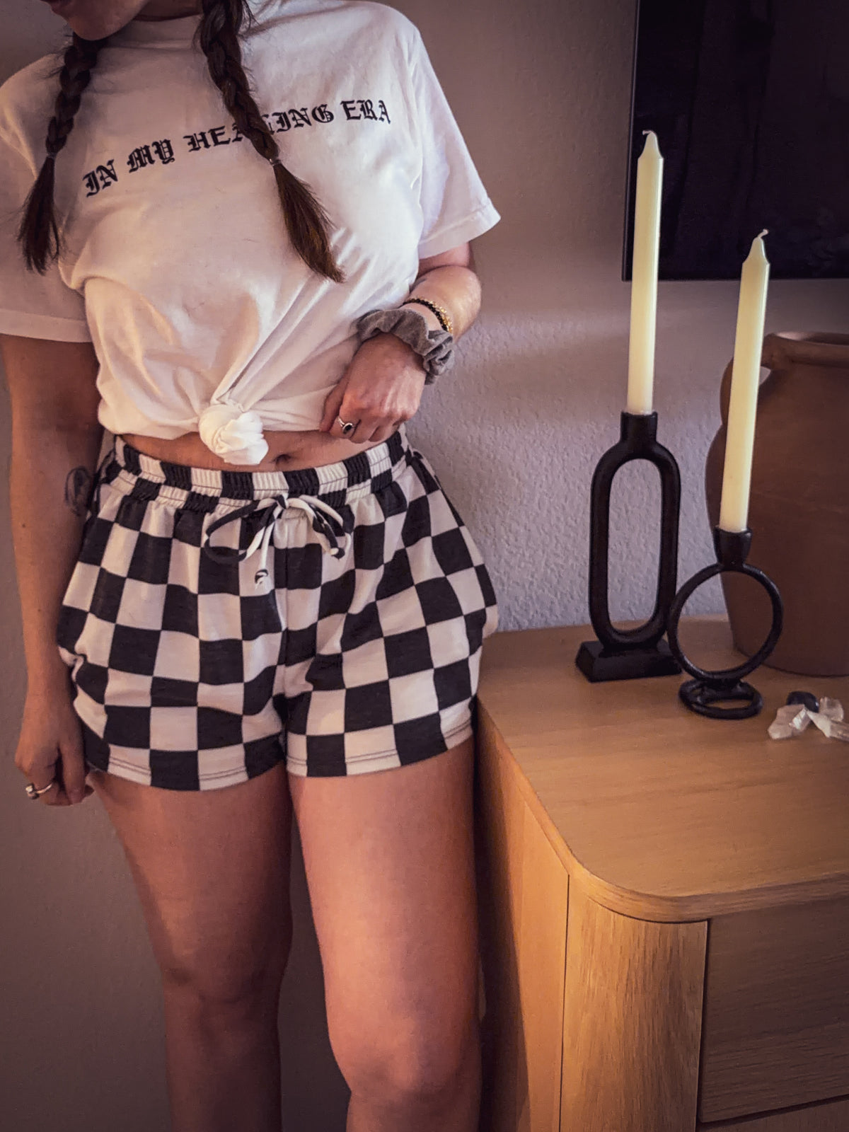 Checkered Comfy Shorts