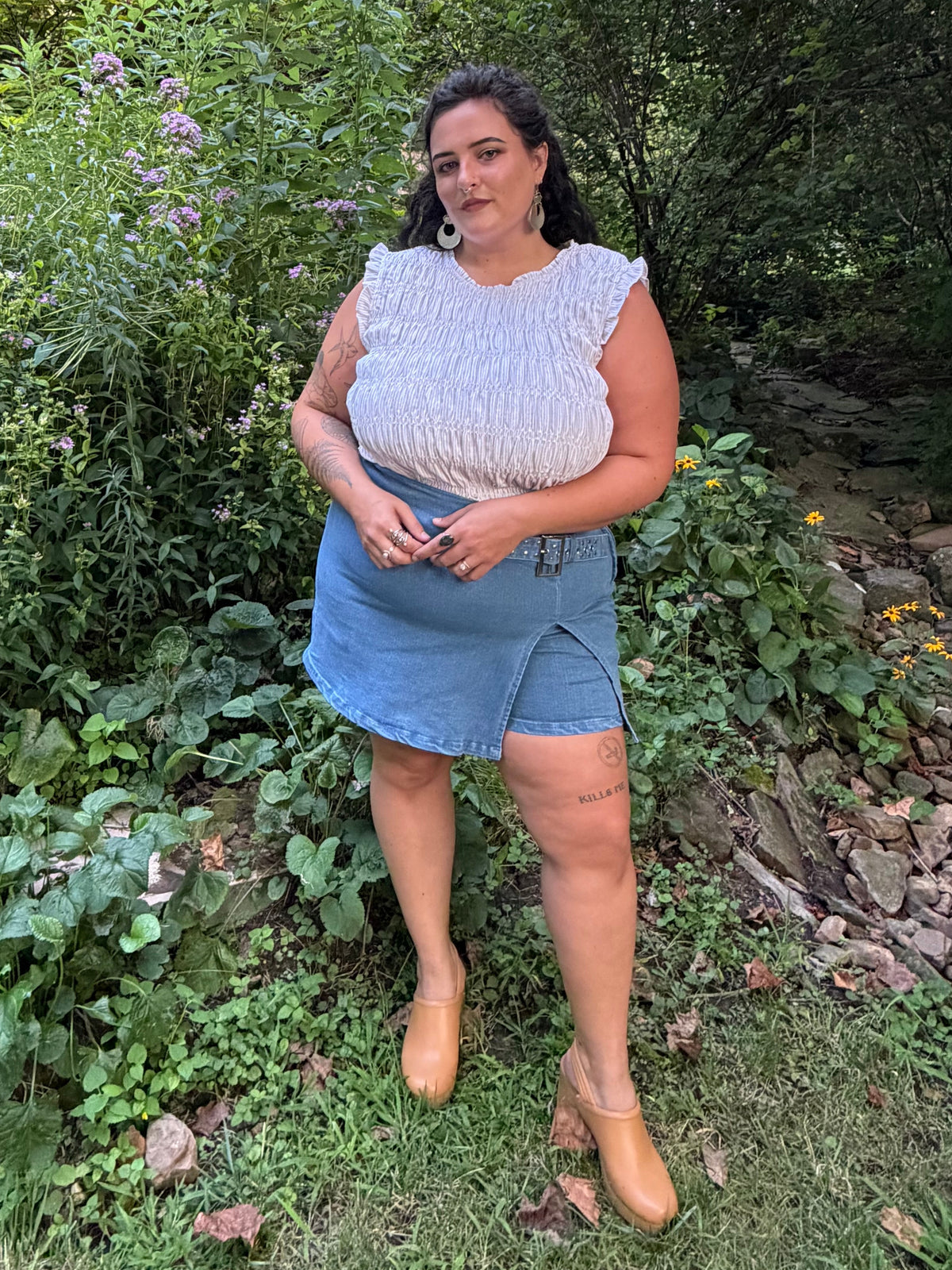 Cutest Belted Skort (Plus)