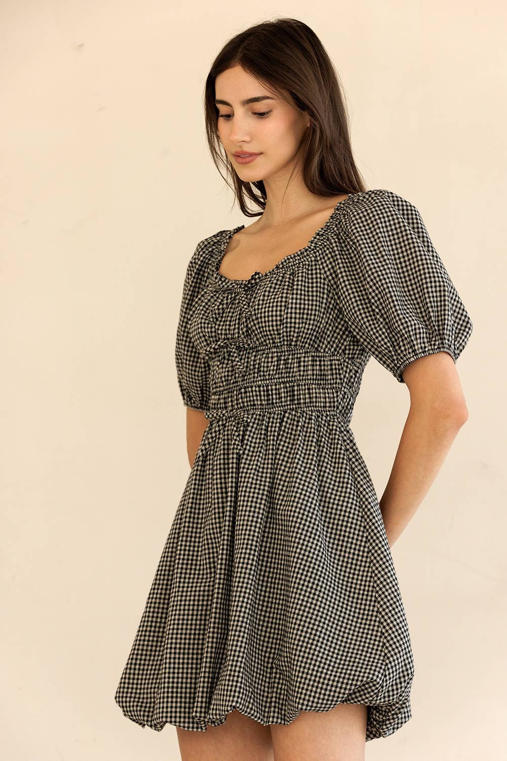 The Perfect Gingham Mini Dress