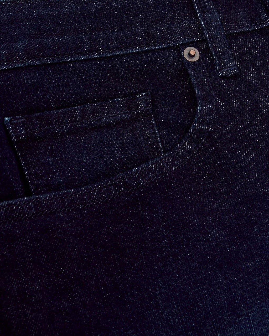 Indigo Straight Denim Jeans