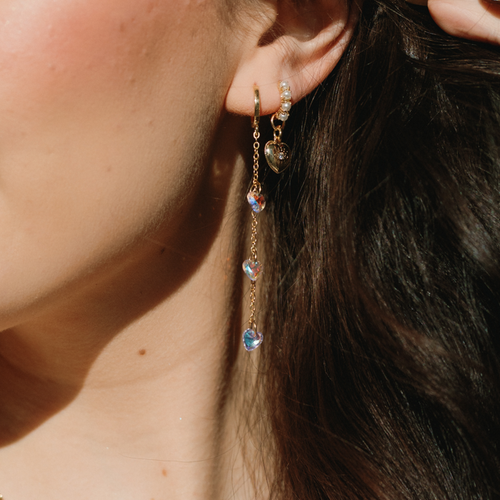 Chain of Hearts Earrings