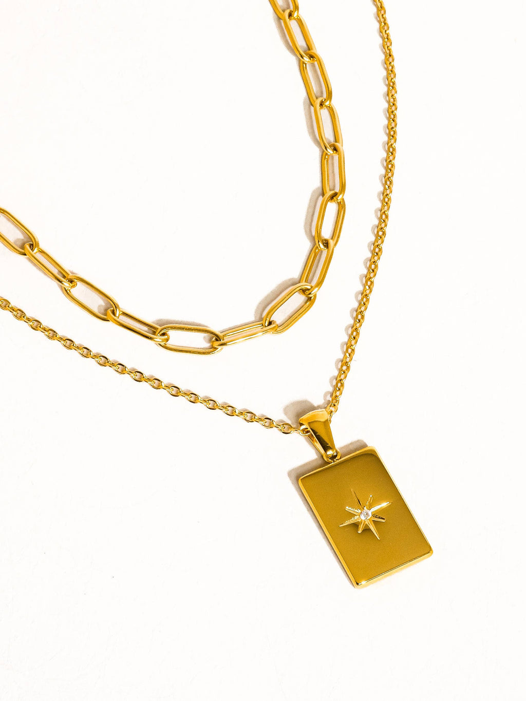 Astro Layered Chain Necklace