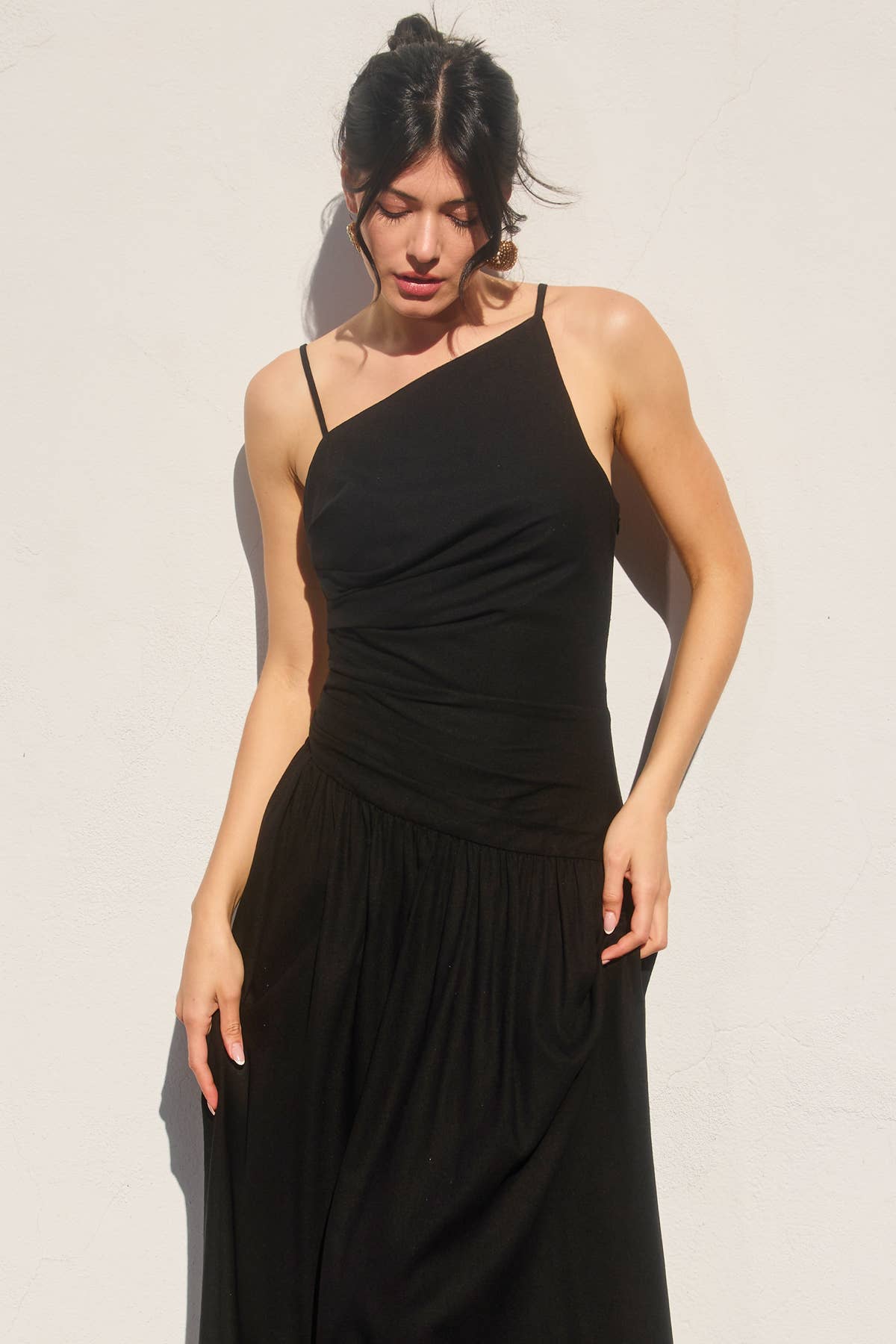 Heaven Sent Ruched Maxi Dress