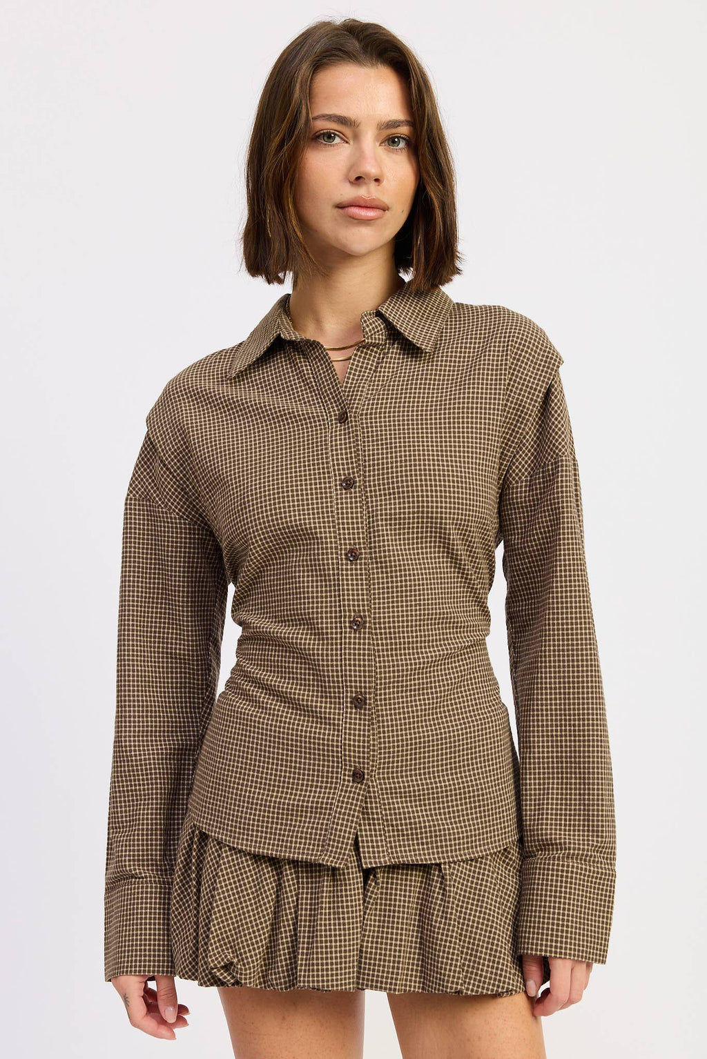 Aura Long Sleeve Button Up