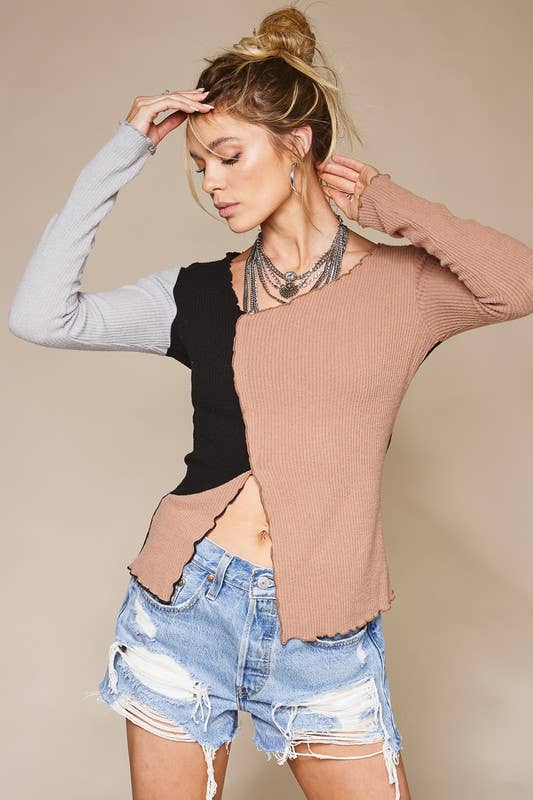 Trinity Multicolor Knit Top