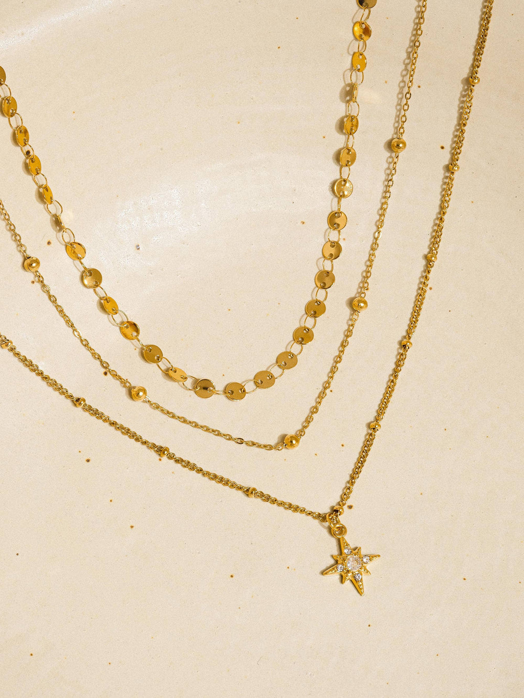 Pascal Layered Star Necklace