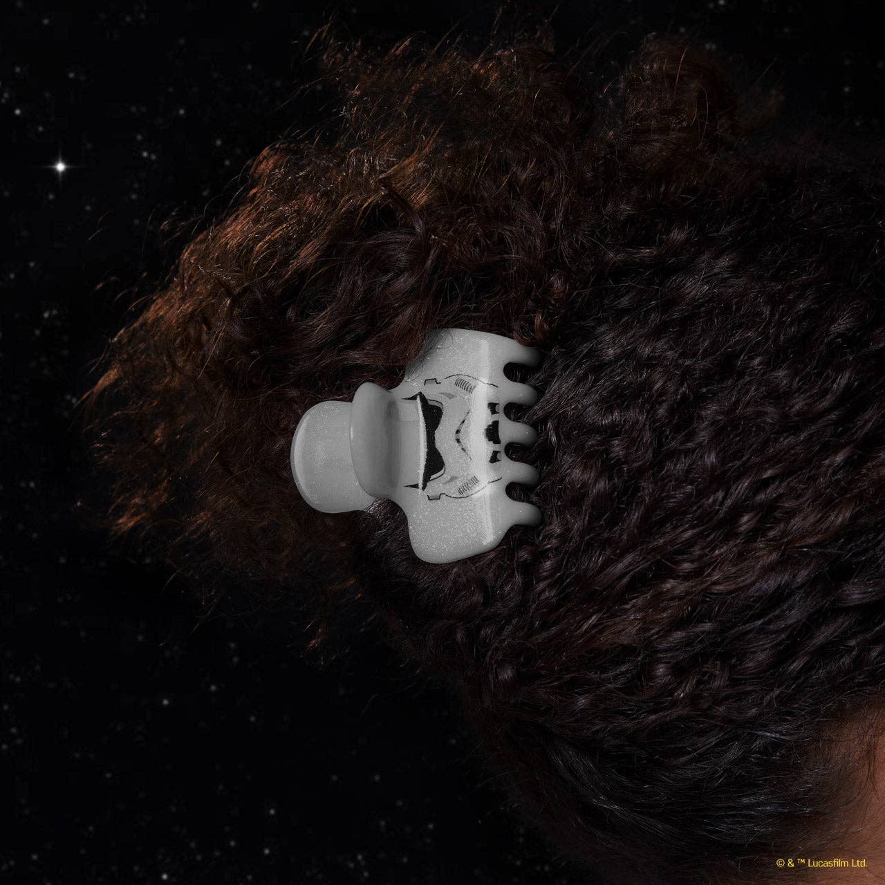 Star Wars™ & Kitsch Glitter Cloud Clip in Stormtrooper