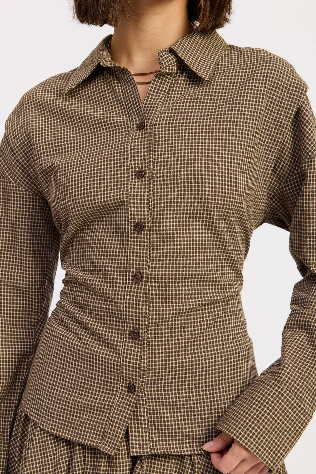 Aura Long Sleeve Button Up